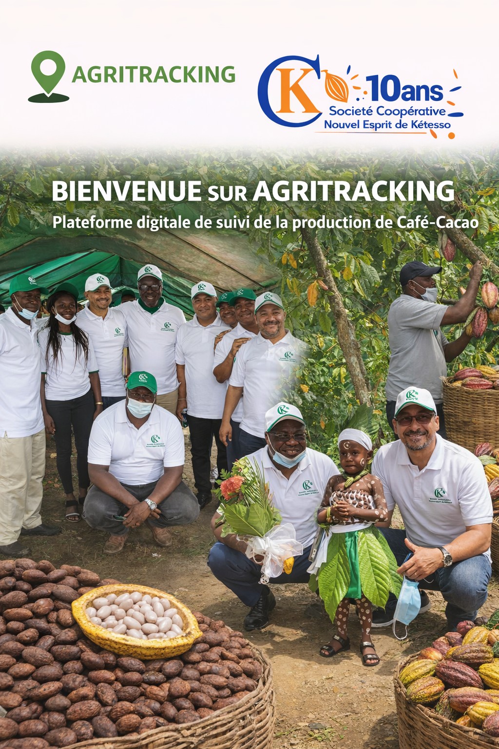 AGRITRACKING - Plateforme digitale de suivi de la production de Café-Cacao